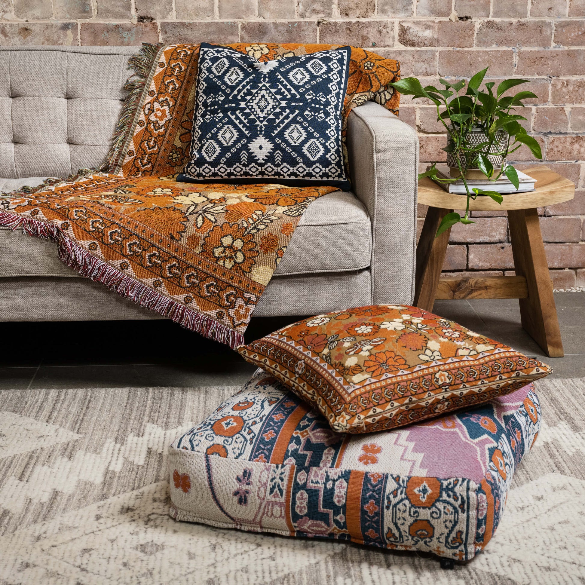 boho cushion covers - Hendeer