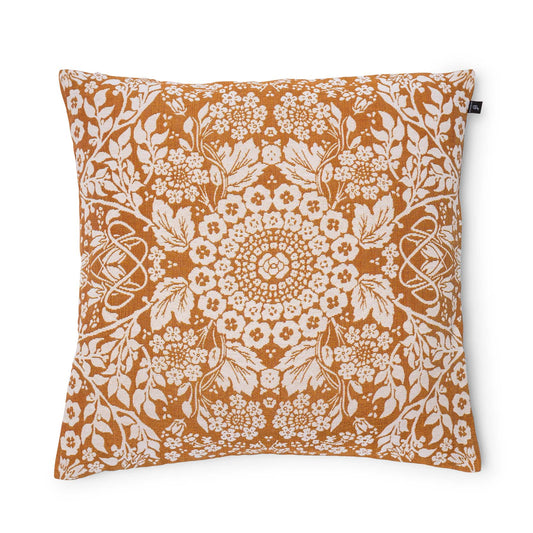 Golden Slumbers Art Nouveau modernized design with ornate patterns cushion cover