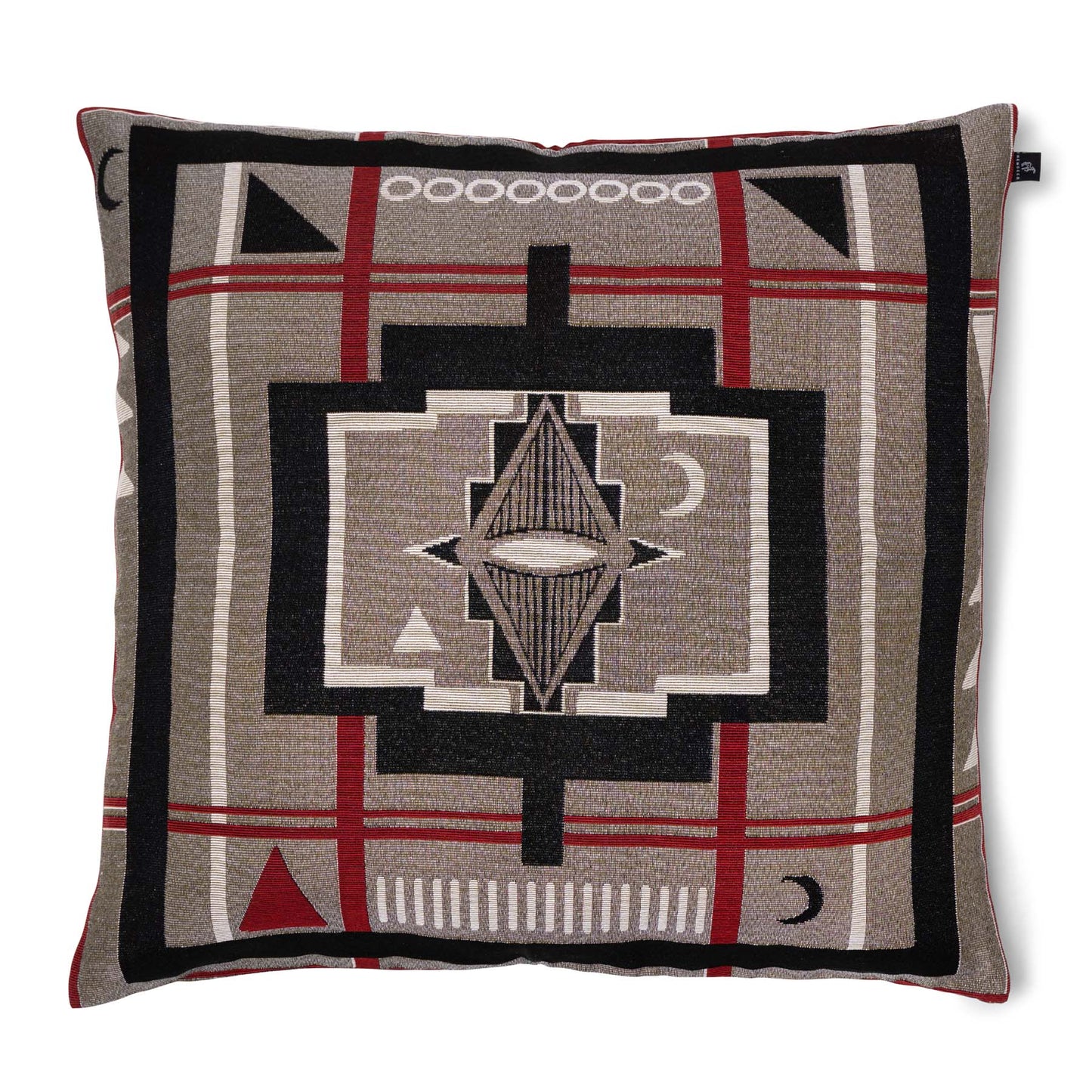 Sumac and black color Cushion Cover