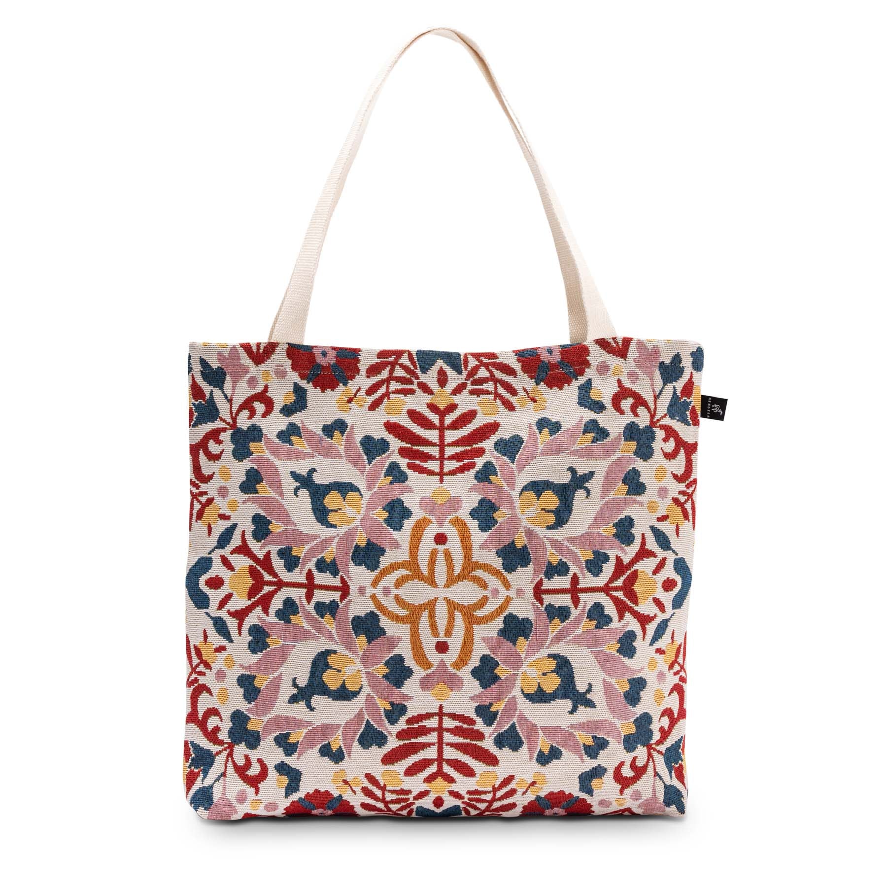 Blending Mexican Talavera-inspired tile pattern Tote Bag